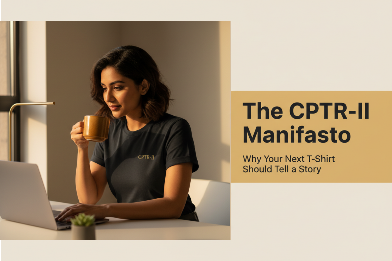 The CPTR-II Manifesto: Why Your Next T-Shirt Should Tell a Story