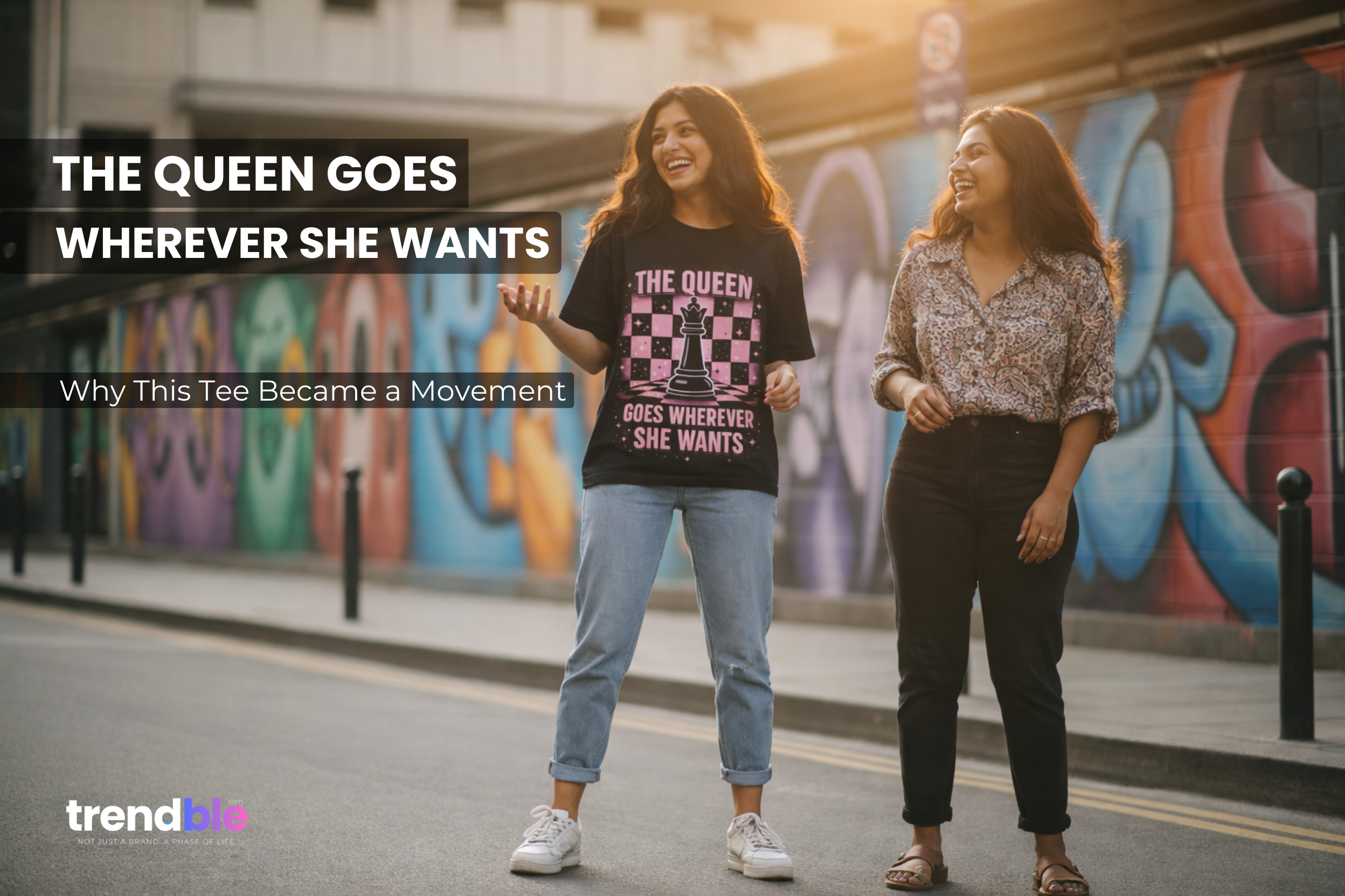 The Queen Goes Wherever She Wants: The Oversized Tee That Became a Movement