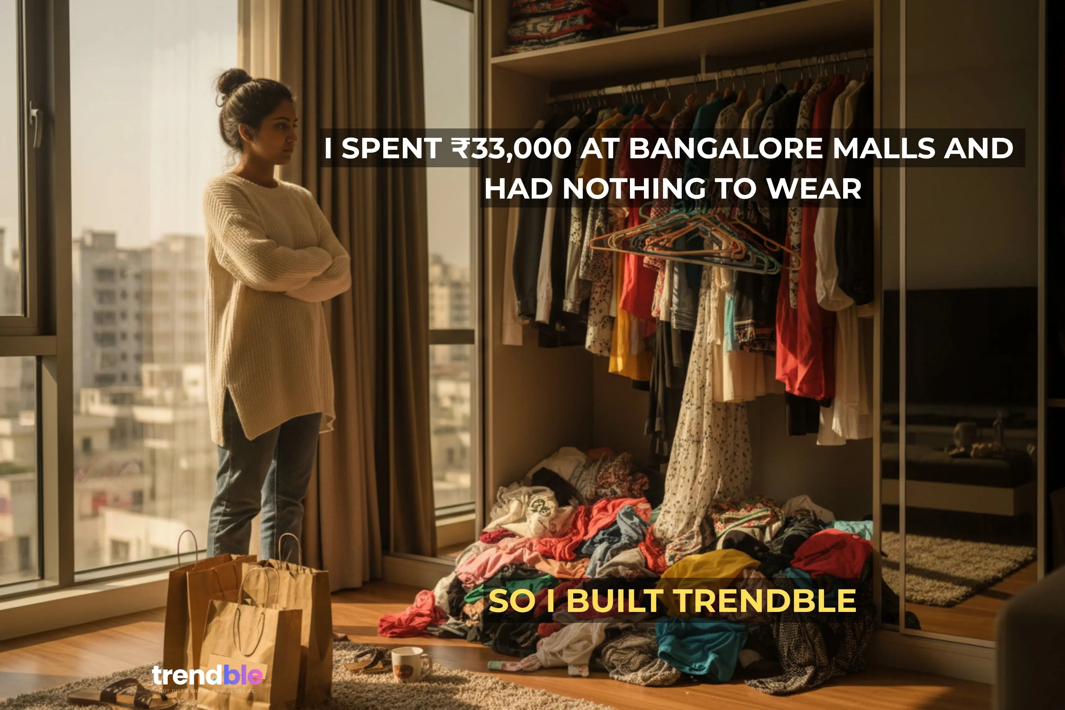 I Spent ₹33,000 at Bangalore Malls and Had Nothing to Wear - So I Built Trendble