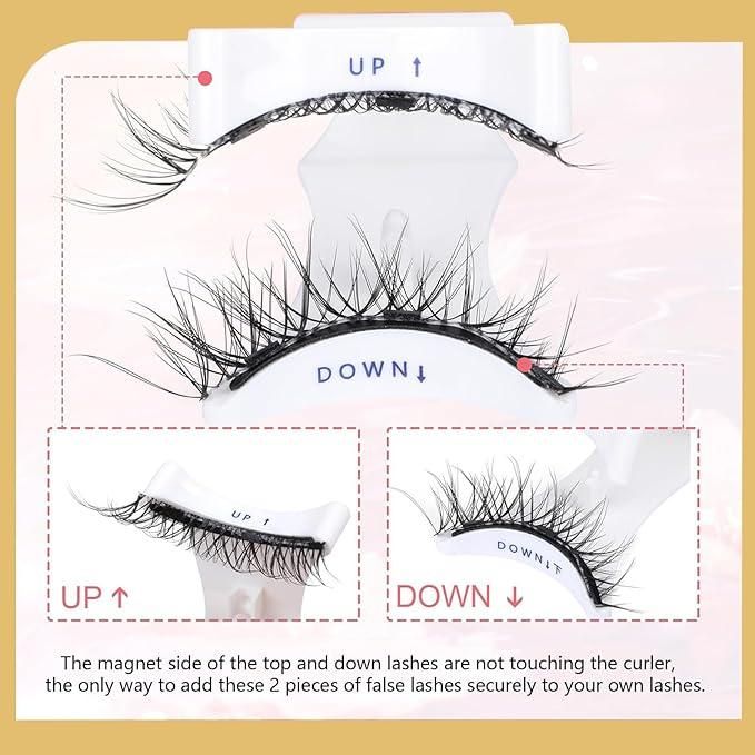 Magnetic Eyelashes for Women (Pair of 1) | Natural Look, Reusable & Easy to Apply