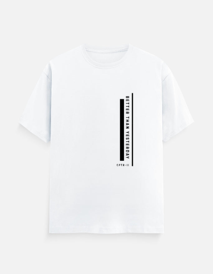 Better Than Yesterday Men's T-Shirt | Motivational Quote Tee By CPTR-II CPTR-II - View 8