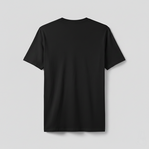 CPTR-II “Keep It Simple” Black T-Shirt – Minimalist Quote Tee, Premium Half Sleeve
