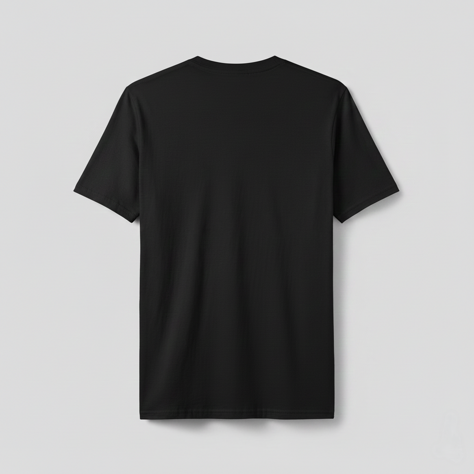 CPTR-II “Keep It Simple” Black T-Shirt – Minimalist Quote Tee, Premium Half Sleeve