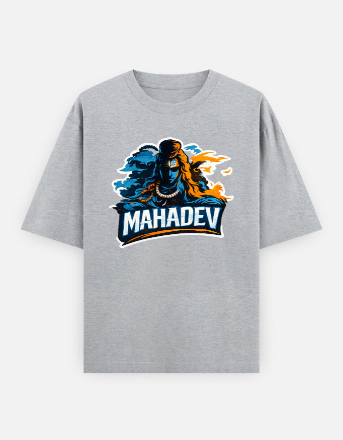 CPTR-II | "Mahadev" Heavyweight Unisex Oversized T-Shirt – Premium 240 GSM Minimalist Streetwear - View 7