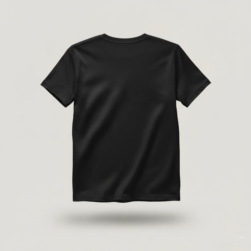 "Chai Because Adulting Is Hard" Black Tee | Witty Half-Sleeve Quote T-Shirt by TheUnboxify.com