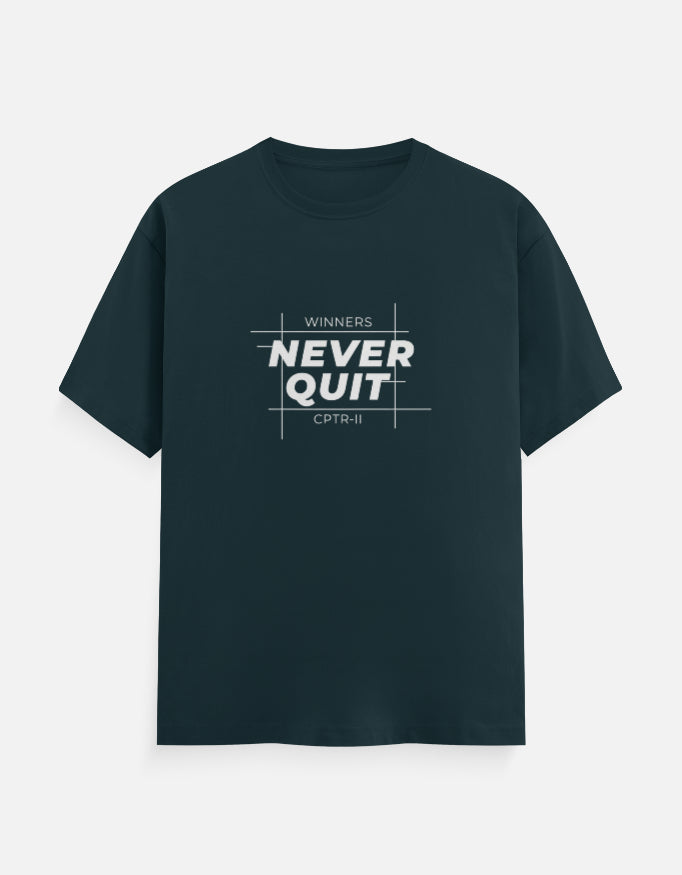 Men's "Winners Never Quit" T-Shirt | CPTR-II Motivation Tee CPTR-II - View 14