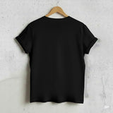 Her Supporting Character" T-Shirt - Black Half Sleeve Best Friend/Partner Tee | CPTR-II