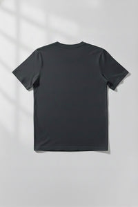 I Am Working on a New Me" T-Shirt | Black Half Sleeve Self-Improvement Tee CPTR-II