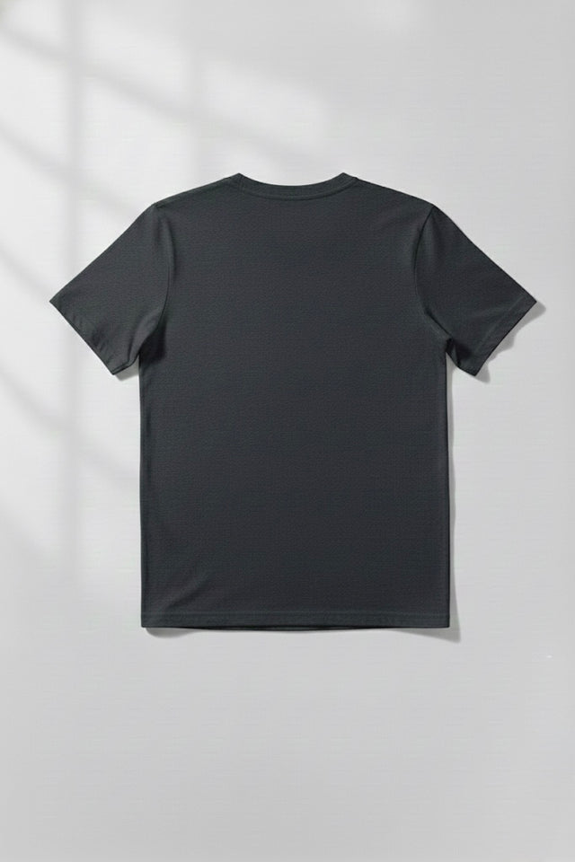 I Am Working on a New Me" T-Shirt | Black Half Sleeve Self-Improvement Tee CPTR-II