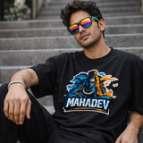 CPTR-II | "Mahadev" Heavyweight Unisex Oversized T-Shirt – Premium 240 GSM Minimalist Streetwear - View 2