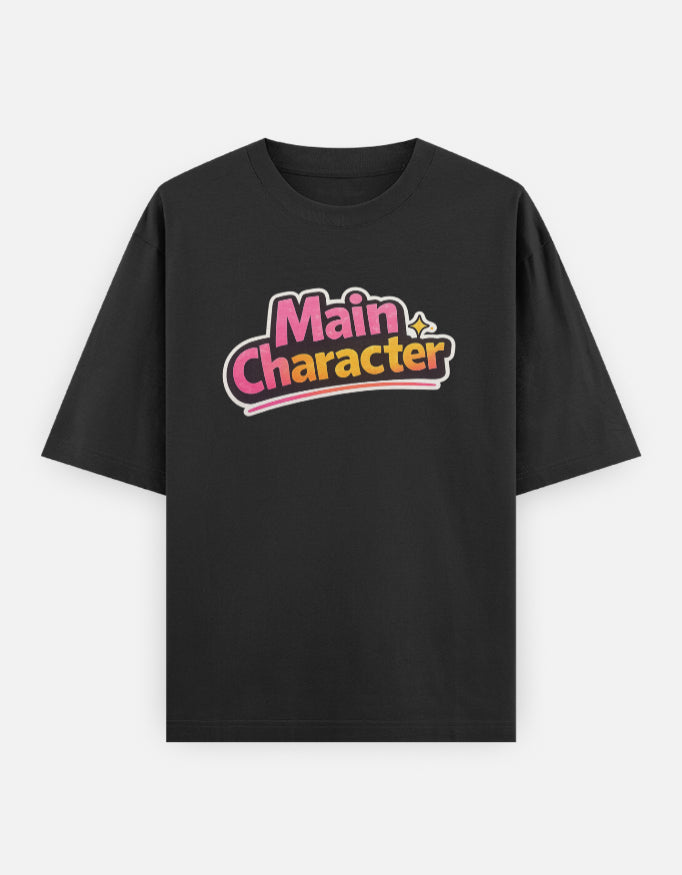 Main Character" Oversized T-Shirt – Unisex Confidence Tee | Trendble x CPTR-II - View 6