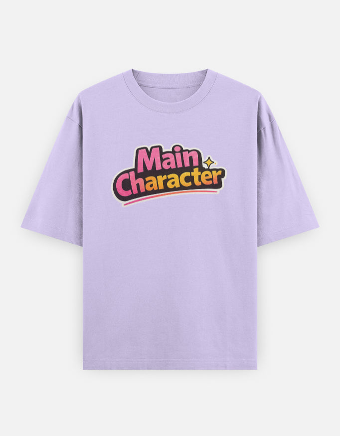 Main Character" Oversized T-Shirt – Unisex Confidence Tee | Trendble x CPTR-II - View 2