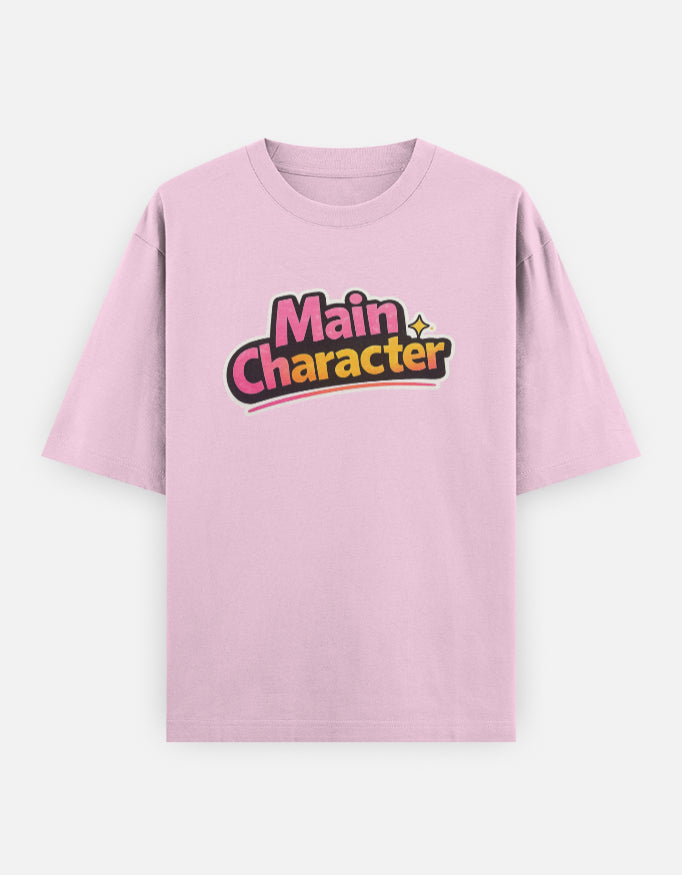Main Character" Oversized T-Shirt – Unisex Confidence Tee | Trendble x CPTR-II - View 4
