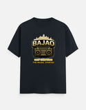 Bajao Drop Everything The Music Started navy blue regular fit unisex t-shirt by Trendble, music lover clothing India - View 7