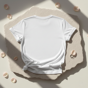 Becoming Her CPTR-II White T-Shirt for Women | Minimal Motivational Tee