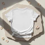 Becoming Her CPTR-II White T-Shirt for Women | Minimal Motivational Tee