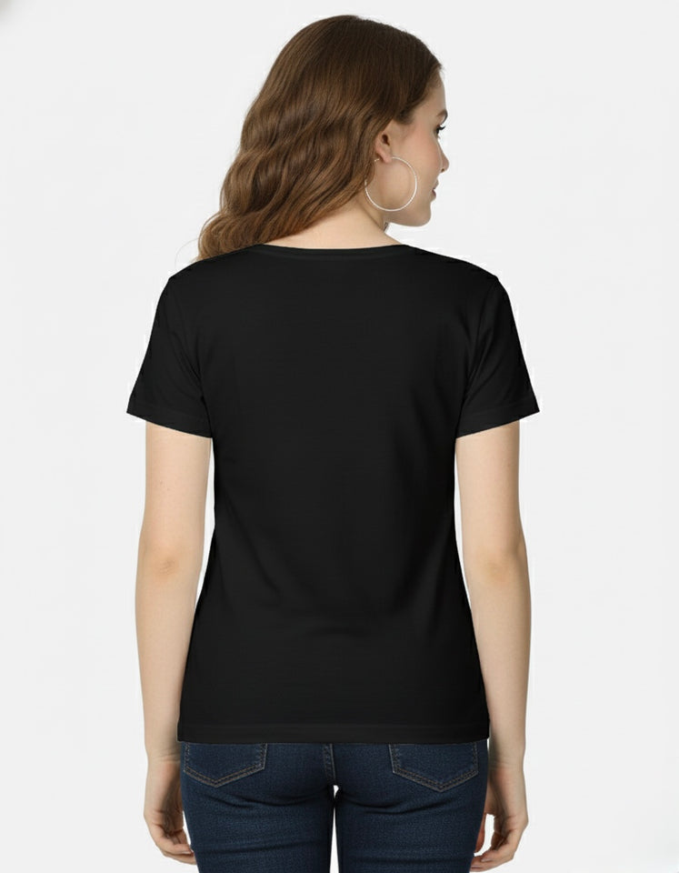 Becoming Her CPTR-II White T-Shirt for Women | Minimal Motivational Tee