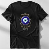 Good Things Are Coming" Black T-Shirt | Uplifting Half Sleeve Motivational Tee| CPTR-II