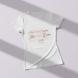 Her Next Chapter 2026 CPTR-II Edition White T-Shirt | Women’s Inspirational Tee