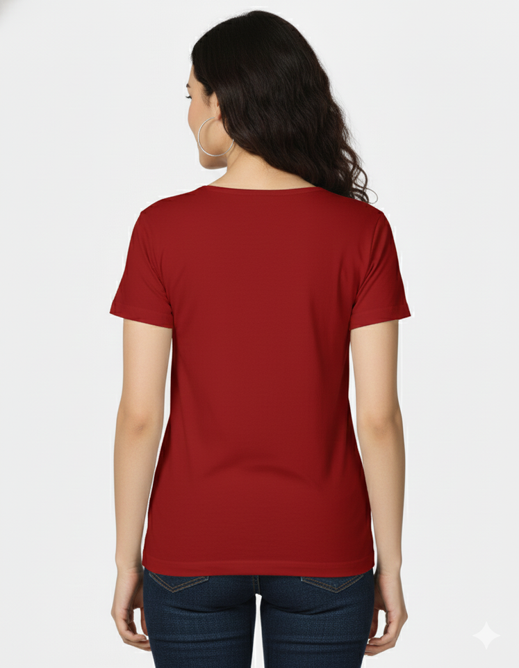 CPTR-II “Her Story Her Rules – Chapter II 2026” Black T-Shirt | Women’s Empowerment Quote Tee, Half Sleeve