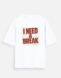 I Need A Break – Unisex Oversized T-Shirt | Trendble - View 3