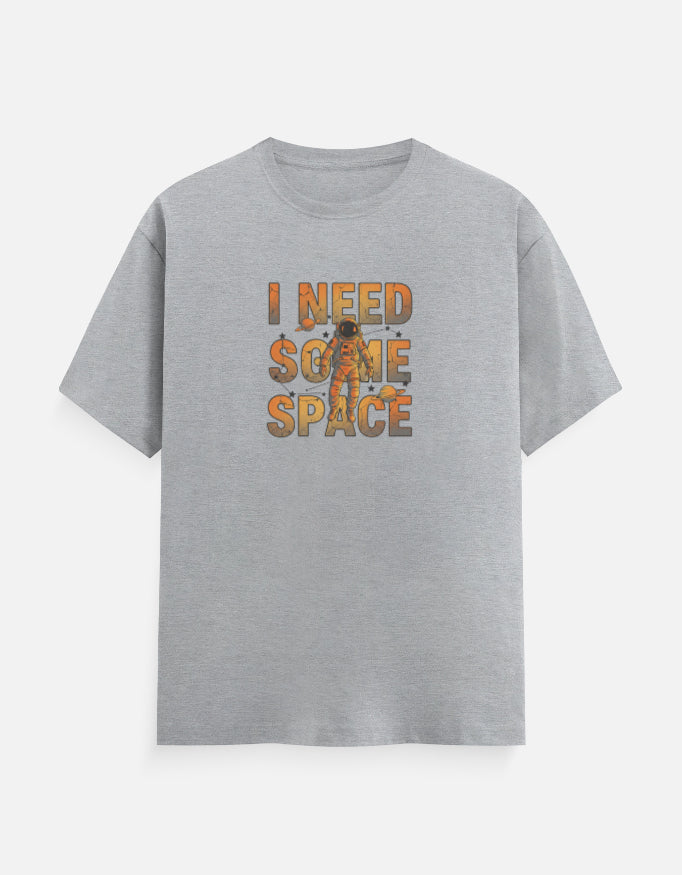 I Need Some Space T-Shirt India | Regular Fit Unisex Quote Tee | Trendble - View 7