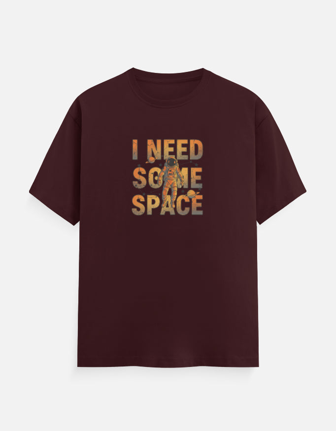 I Need Some Space T-Shirt India | Regular Fit Unisex Quote Tee | Trendble - View 11