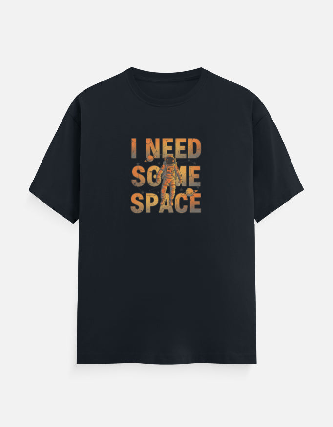 I Need Some Space T-Shirt India | Regular Fit Unisex Quote Tee | Trendble - View 9