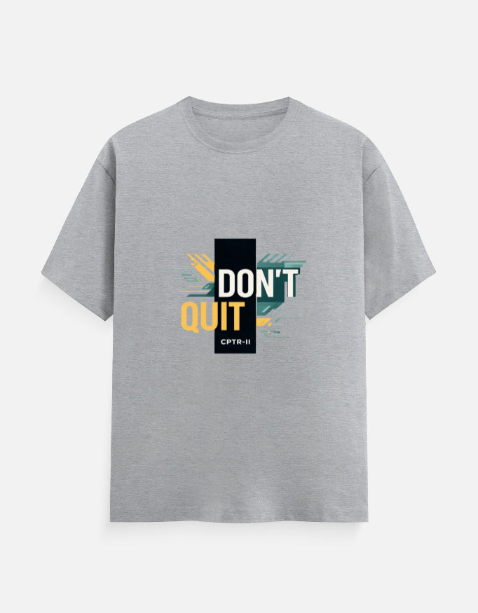Men's "Don't Quit" Quote T-Shirt | CPTR-II Grit Collection - View 4