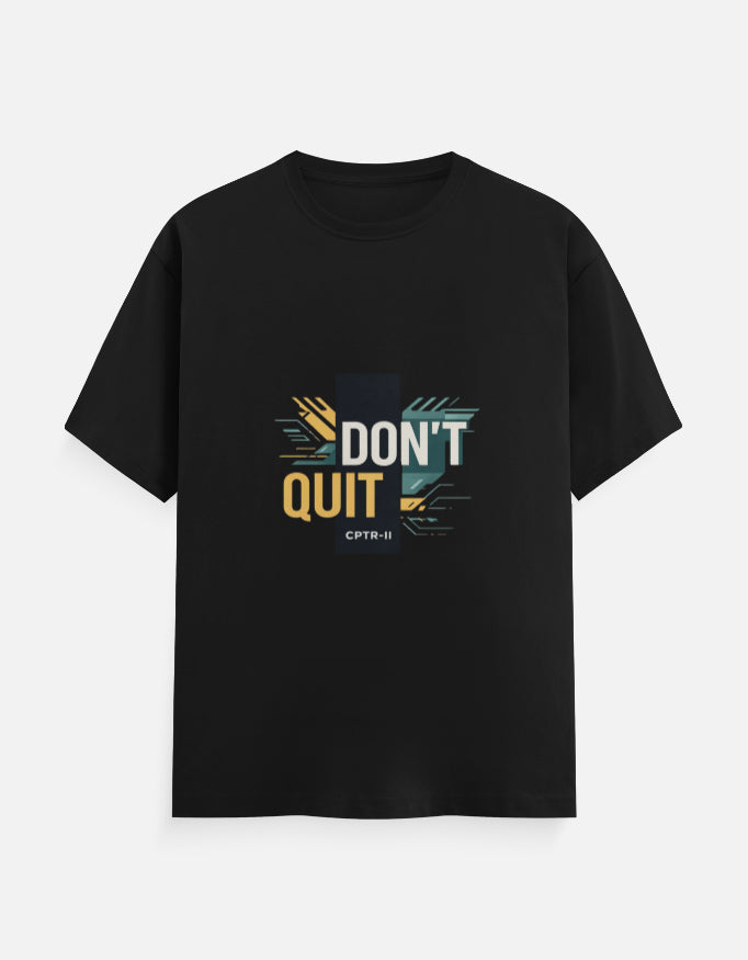 Men's "Don't Quit" Quote T-Shirt | CPTR-II Grit Collection - View 2