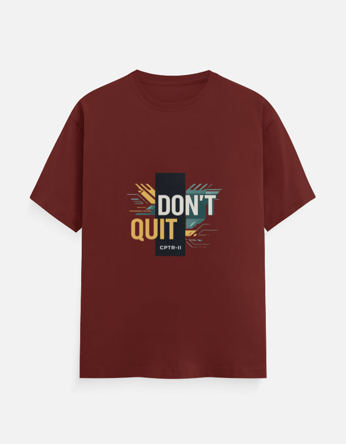 Men's "Don't Quit" Quote T-Shirt | CPTR-II Grit Collection - View 10