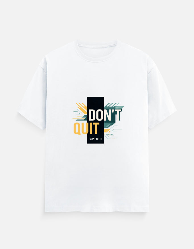 Men's "Don't Quit" Quote T-Shirt | CPTR-II Grit Collection - View 8