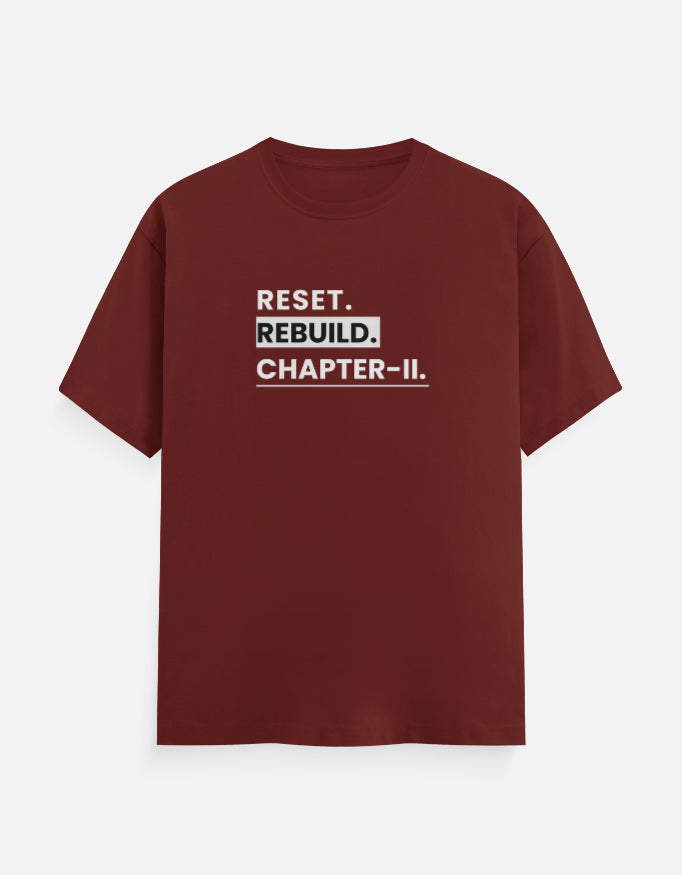 Men's "RESET. REBUILD. CHAPTER-II." T-Shirt | CPTR-II Signature Tee - View 5
