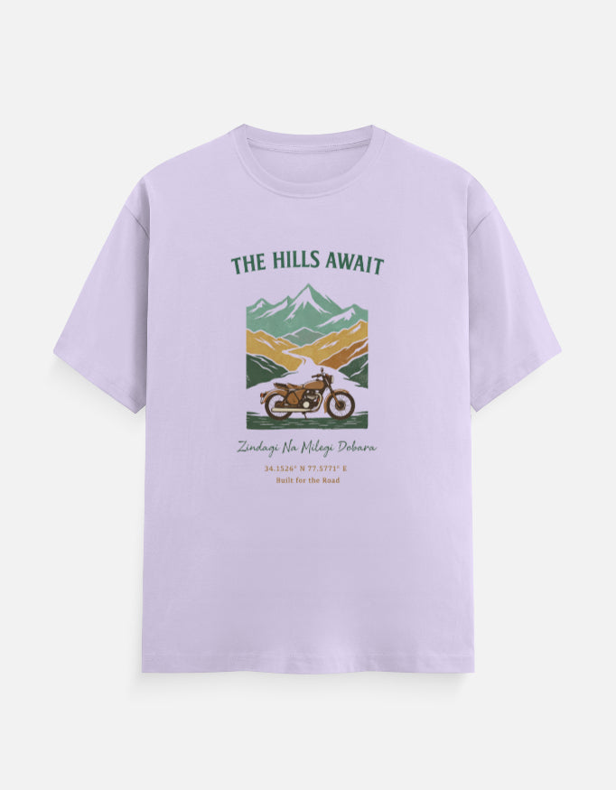 Men's "The Hills Await" Zindagi Na Milegi Dobara Adventure T-Shirt | CPTR-II Road Series CPTR-II - View 11
