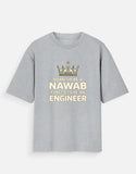 Born to be a Nawab, Forced to be an Engineer – Oversized T-Shirt | Unisex - View 6