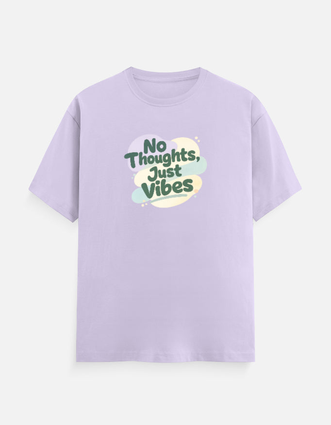 No Thoughts Just Vibes - Unisex Regular Fit T-Shirt | Trendble Trendble.com - View 5