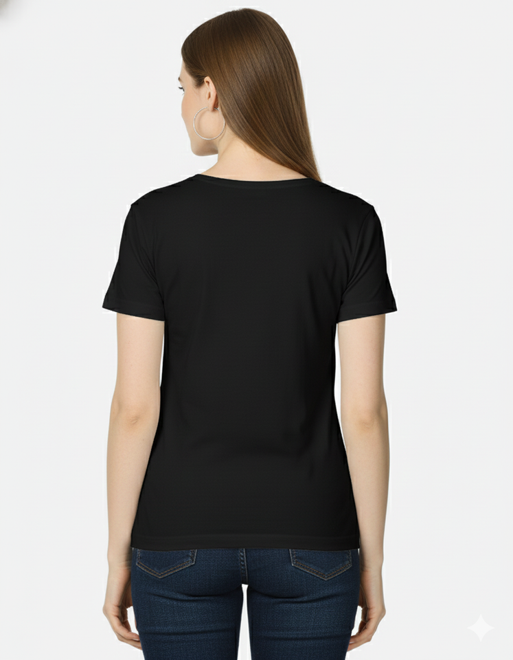 Quiet Confidence CPTR-II Black T-Shirt – Minimal Motivational Tee for Men & Women