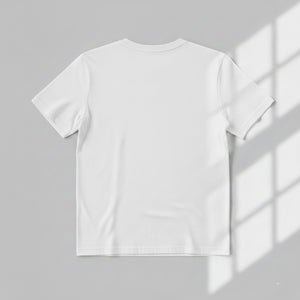 She Evolves" T-Shirt | White Half Sleeve Female Growth & Empowerment Tee | CPTR-II