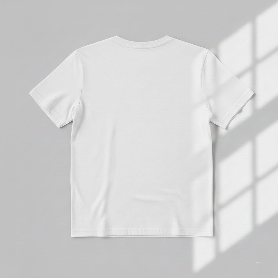 She Evolves" T-Shirt | White Half Sleeve Female Growth & Empowerment Tee | CPTR-II