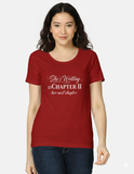 She’s Writing Chapter II CPTR-II Black T-Shirt | Empowering Women’s Graphic Tee