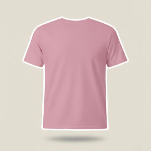 Shine Bright Everyday Pink T-Shirt | Light Baby Pink Half-Sleeve Quote Tee | TheUnboxify.com