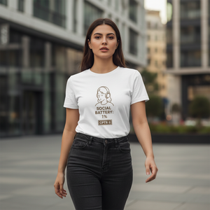 Social Battery 1% T-Shirt Lifestyle Image