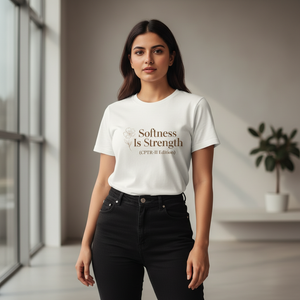 Softness is Strength T-Shirt Lifestyle Image