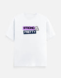 Strong and Pretty white women's regular fit cotton t-shirt — Trendble India - View 5