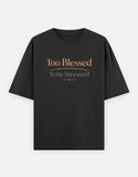 "Too Blessed To Be Stressed" Oversized Unisex T-Shirt – Gen Z Streetwear India Trendble.com - View 5
