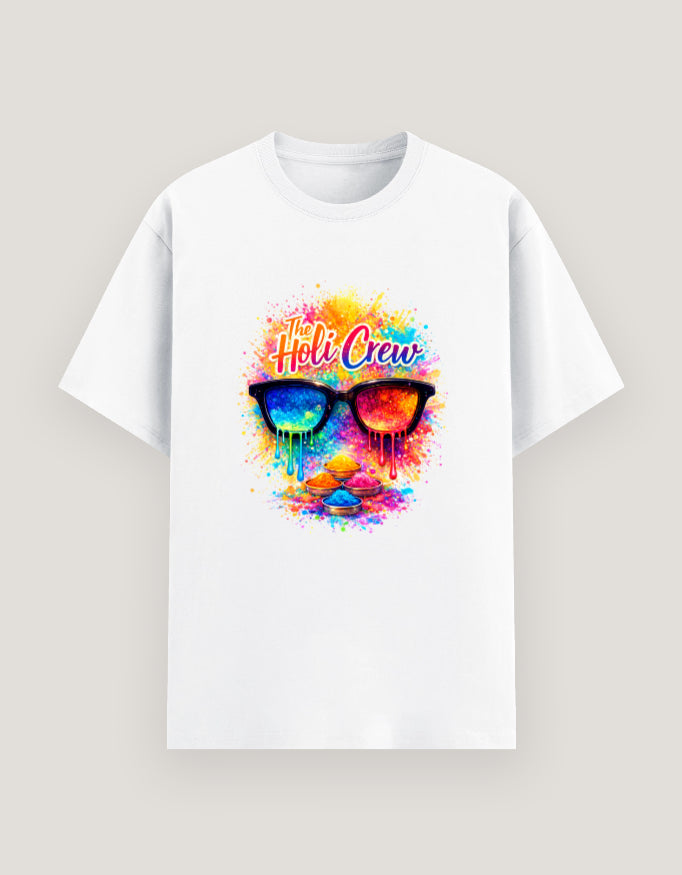 Holi Crew – Group Holi T Shirt for Friends | Regular Fit Unisex - View 2