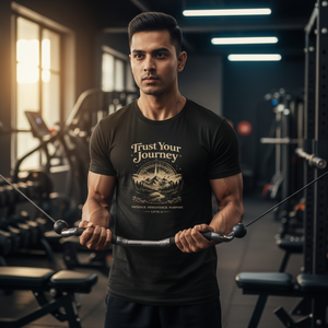 Trust Your Journey – Premium Unisex Yoga, Gym & Travel Tee | CPTR-II