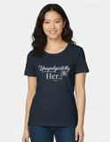 Unapologetically Her CPTR-II Edition Black T-Shirt | Bold Women’s Empowerment Tee