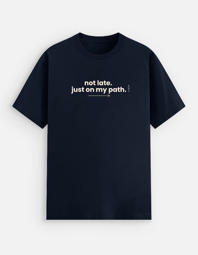 "Not late. just on my path." Unisex T-Shirt | CPTR-II Collection CPTR-II - View 7